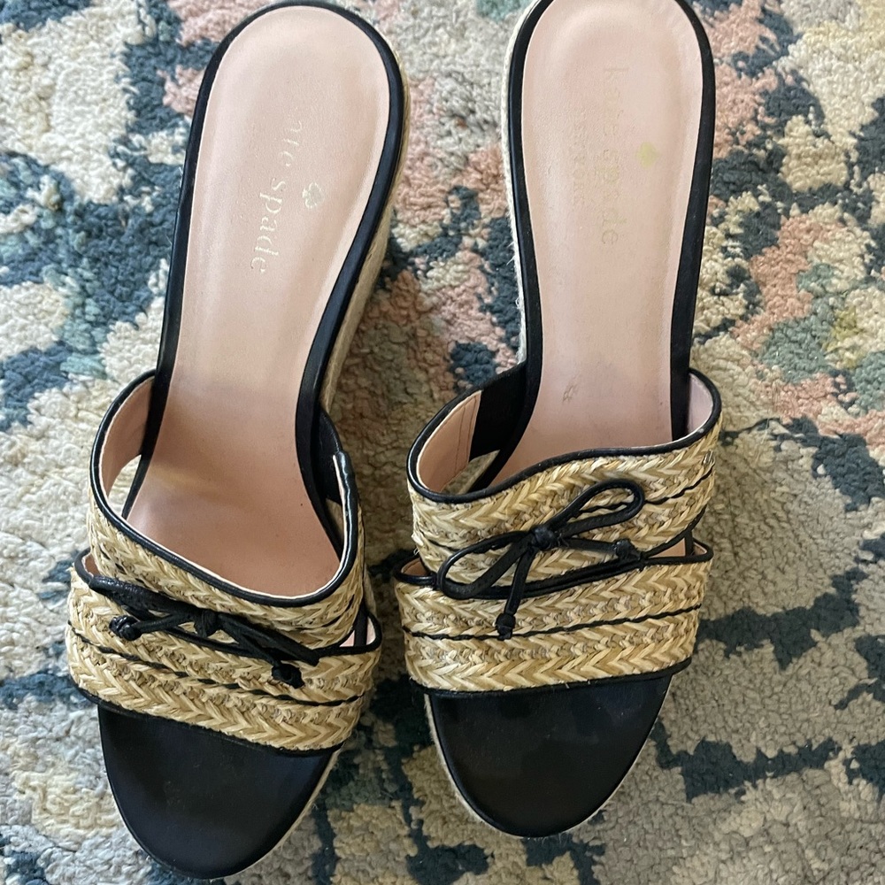 Girlie Kate spade wedges. Feel like a Barbie when I wear them. Size 9